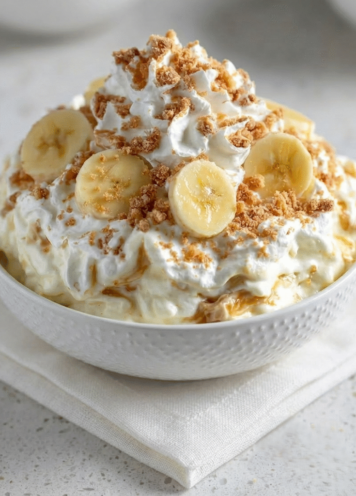 Banana Pudding Fluff Salad