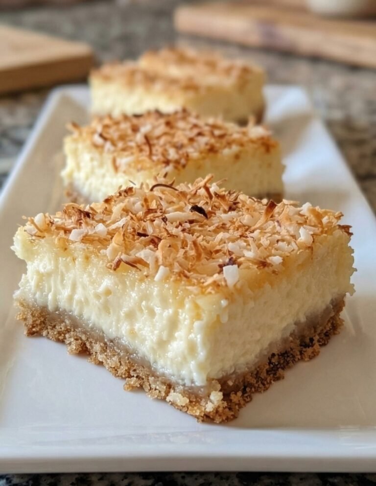 Coconut Cheesecake Bars