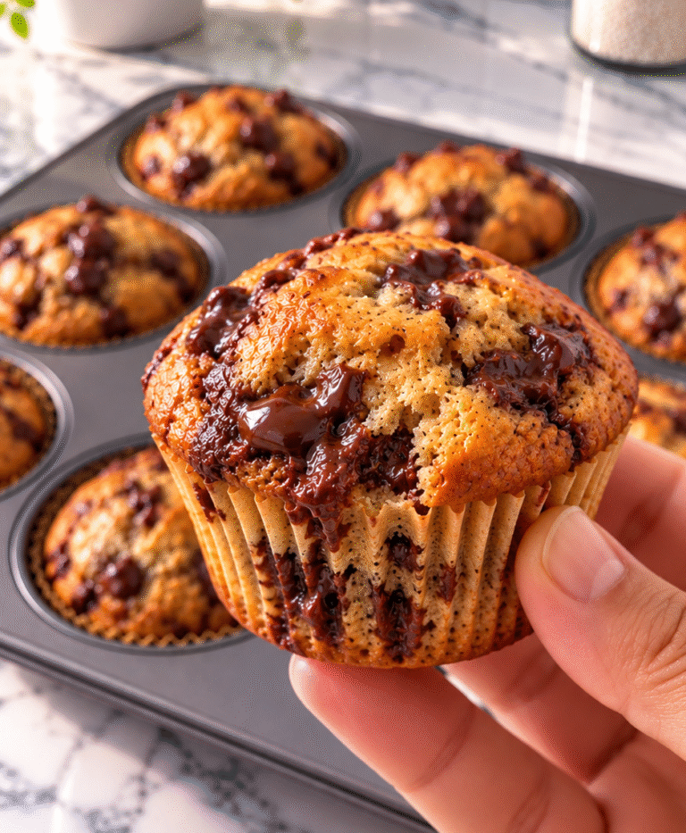 Chocolate Chip Banana Muffins